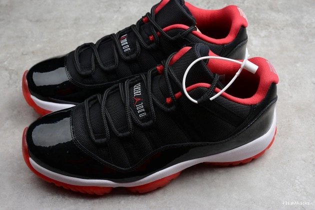Black 11 Red Retro mens 528895-012 Air Jordan Low 